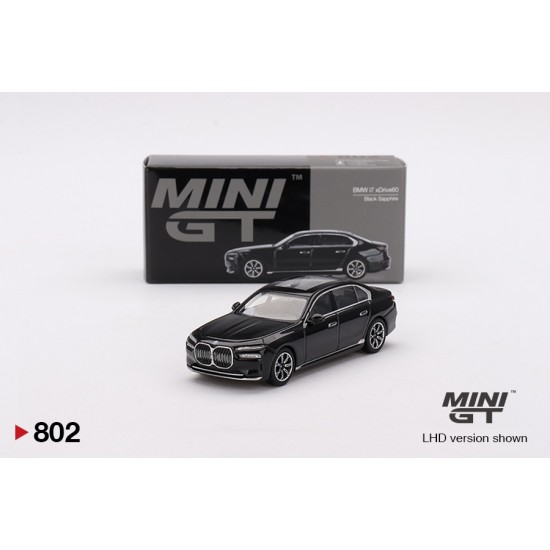 1/64 BMW I7 EDRIVE50 BLACK SAPPHIRE (RHD) MGT00802-R 1/64 BMW I7 EDRIVE50 BLACK SAPPHIRE (RHD) MGT00802-R