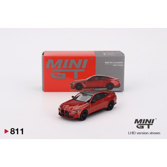 1/64 BMW M4 COMPETITION (G82) SAKHIR ORANGE (RHD) MGT00811-R