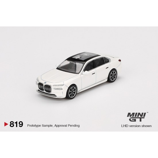 1/64 BMW I7 XDRIVE 60 MINERAL WHITE (RHD) MGT00819-R 1/64 BMW I7 XDRIVE 60 MINERAL WHITE (RHD) MGT00819-R