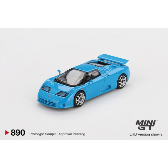 1/64 BUGATTI EB110 SUPER SPORT BLU BUGATTI (LHD) BLISTER PACKAGING