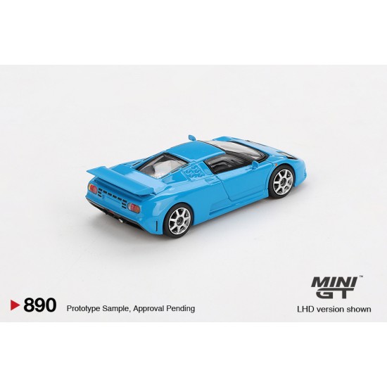 1/64 BUGATTI EB110 SUPER SPORT BLU BUGATTI (LHD) BLISTER PACKAGING