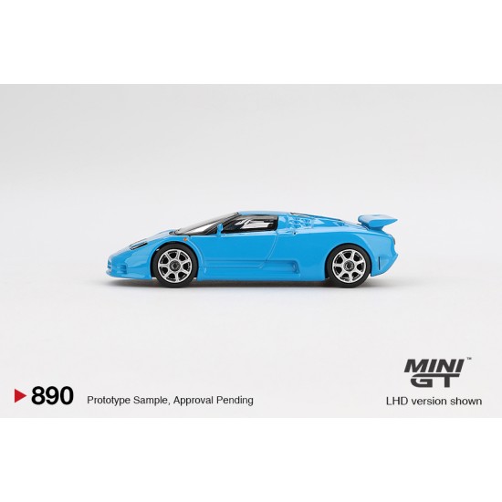 1/64 BUGATTI EB110 SUPER SPORT BLU BUGATTI (LHD) BLISTER PACKAGING