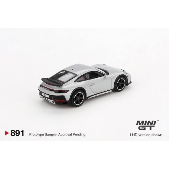 1/64 PORSCHE 911 DAKAR ICE GREY METALLIC (RHD)