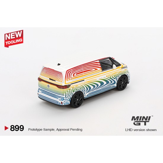 1/64 VOLKSWAGEN ID.BUZZ PROTOTYPE RAINBOW (LHD) BLISTER PACKAGING NEW TOOLING