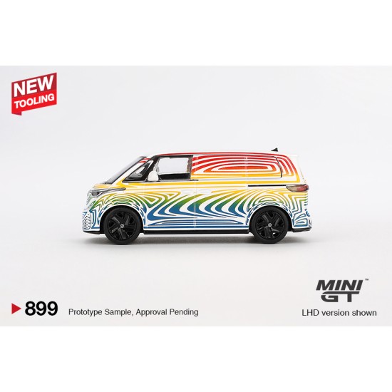 1/64 VOLKSWAGEN ID.BUZZ PROTOTYPE RAINBOW (LHD) BLISTER PACKAGING NEW TOOLING