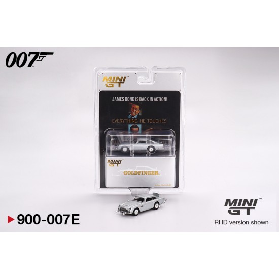 1/64 ASTON MARTIN DB5 RHD GOLDFINGER ENGLISH BLISTER PACKAGING MGT00900-007E 1/64 ASTON MARTIN DB5 RHD GOLDFINGER ENGLISH BLISTER PACKAGING MGT00900-007E