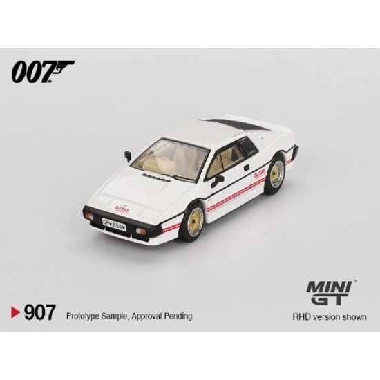 1/64 LOTUS ESPRIT TURBO WHITE JAMES BOND FOR YOUR EYES ONLY (RHD) JAPANESE BLISTER PACKAGING 1/64 LOTUS ESPRIT TURBO WHITE JAMES BOND FOR YOUR EYES ONLY (RHD) JAPANESE BLISTER PACKAGING