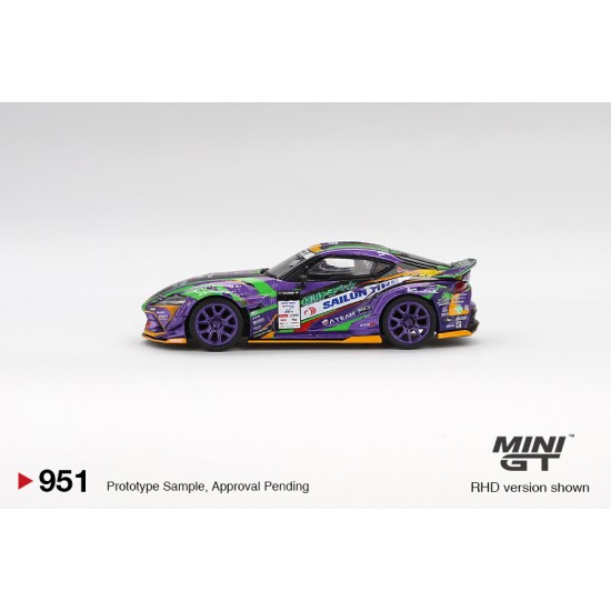 1/64 TOYOTA GR SUPRA KUHL 2021 D1GP EVANGELION RACING (RHD) BLISTER PACKAGING JAPAN EXCLUSIVE