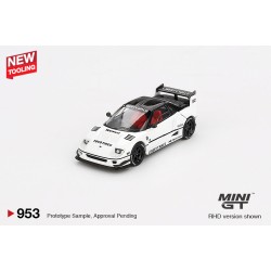 1/64 MAZDA AZ-1 LIBERTY WALK LB40 WHITE 2024 TOKYO AUTO SALON (RHD) MGT00953-R