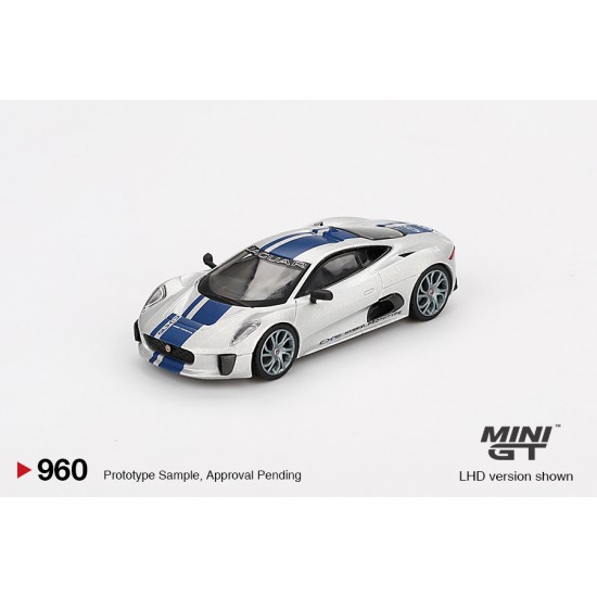 1/64 JAGUAR C-X75 SILVER (LHD) BLISTER PACKAGING