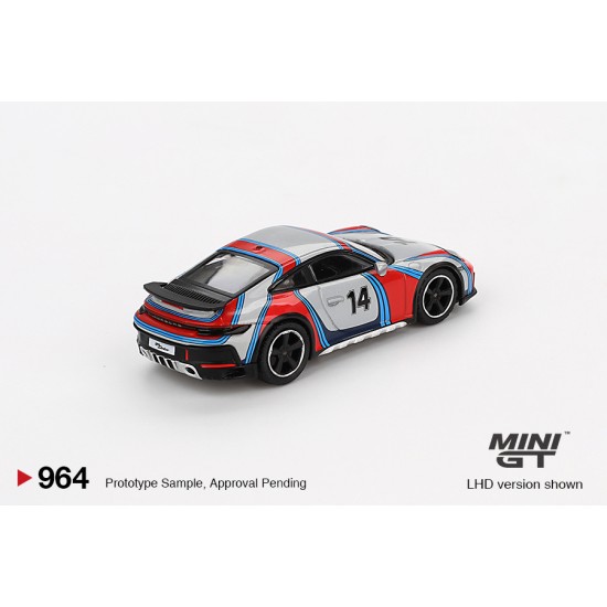 1/64 PORSCHE 911 DAKAR ICE GREY METALLIC RALLY 1978 (LHD) BLISTER PACKAGING