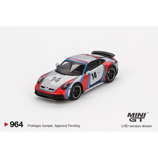 1/64 PORSCHE 911 DAKAR ICE GREY METALLIC RALLY 1978 (LHD) BLISTER PACKAGING