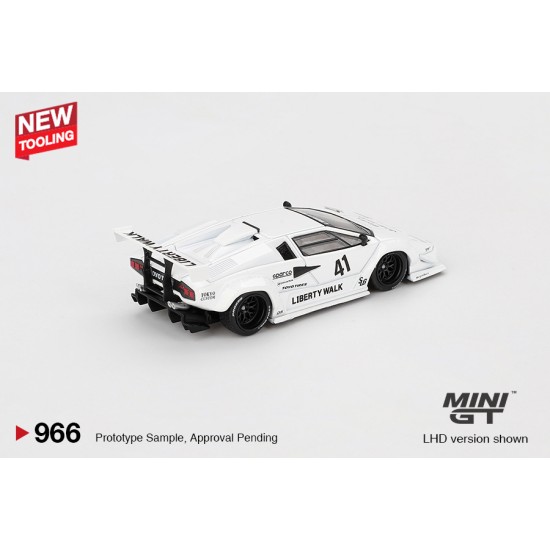 1/64 LAMBORGHINI COUNTACH LB-WORKS WHITE 2024 TOKYO AUTO SALON (LHD)