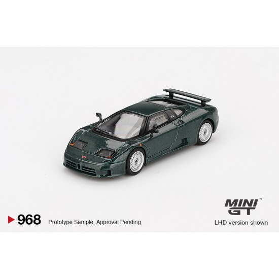 1/64 BUGATTI EB110 GT VERDE SCURO (LHD) BLISTER PACKAGING