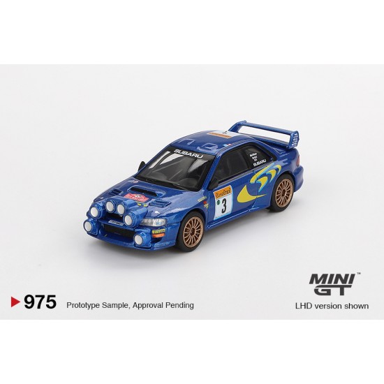 1/64 SUBARU IMPREZA WRC98 1998 RALLY MONTE-CARLO 3RD PLACE NO.3 (LHD)