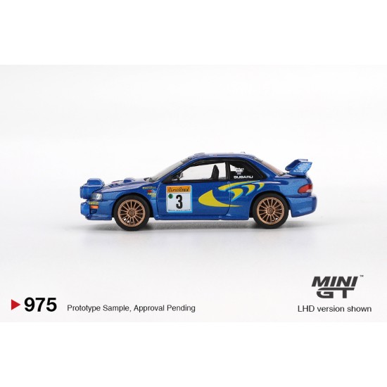 1/64 SUBARU IMPREZA WRC98 1998 RALLY MONTE-CARLO 3RD PLACE NO.3 (LHD) BLISTER PACKAGING