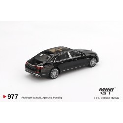 MINI GT 1/64 MERCEDES-MAYBACH S 680 BLACK (RHD) MGT00977-R - OPENED STOCK