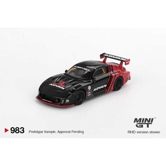 1/64 MAZDA RX-7 LB-SUPER SILHOUETTE ADVAN (LHD) BLISTER PACKAGING