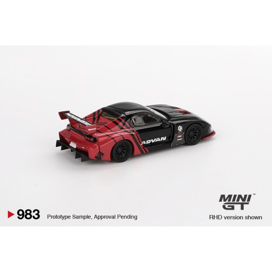 1/64 MAZDA RX-7 LB-SUPER SILHOUETTE ADVAN (LHD) BLISTER PACKAGING