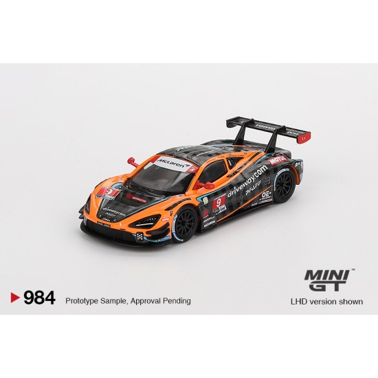 1/64 MCLAREN 720S GT3 EVO PFAFF MOTORSPORTS 2024 IMSA DAYTONA 24 HRS (LHD) BLISTER PACKAGING