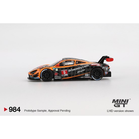 1/64 MCLAREN 720S GT3 EVO PFAFF MOTORSPORTS 2024 IMSA DAYTONA 24 HRS (LHD) BLISTER PACKAGING