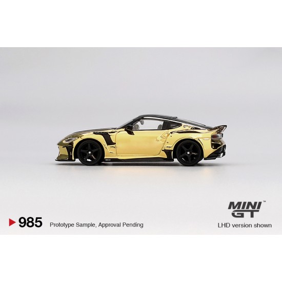 1/64 NISSAN Z VEILSIDE FFZ400 GOLD CHROME (LHD) BLISTER PACKAGING