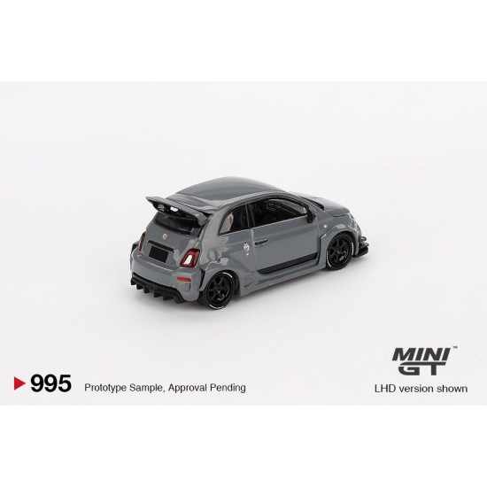 1/64 ABARTH 595 LB-WORKS X ABAS WORKS GREY (LHD) BLISTER PACKAGING