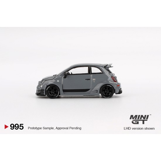 1/64 ABARTH 595 LB-WORKS X ABAS WORKS GREY (LHD) BLISTER PACKAGING