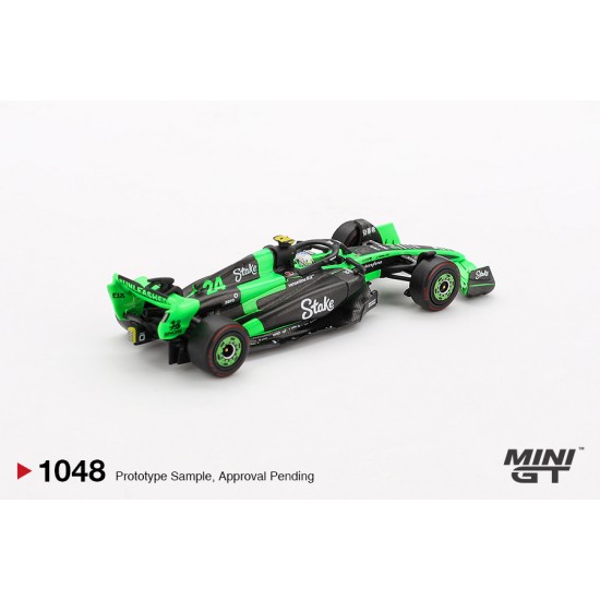 1/64 KICK SAUBER C44 NO.24 GUANYU ZHOU 2024 F1 2024 CHINESE GP BLISTER PACKAGING