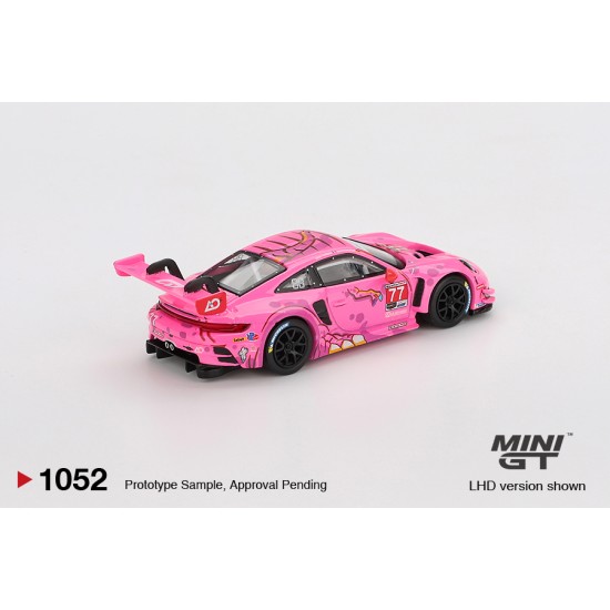 1/64 PORSCHE 911 GT3 R NO.77 AO RACING 2024 IMSA ROAD AMERCIA (LHD) BLISTER PACKAGING