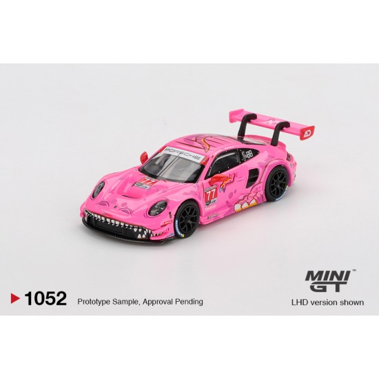 1/64 PORSCHE 911 GT3 R NO.77 AO RACING 2024 IMSA ROAD AMERCIA (LHD) BLISTER PACKAGING