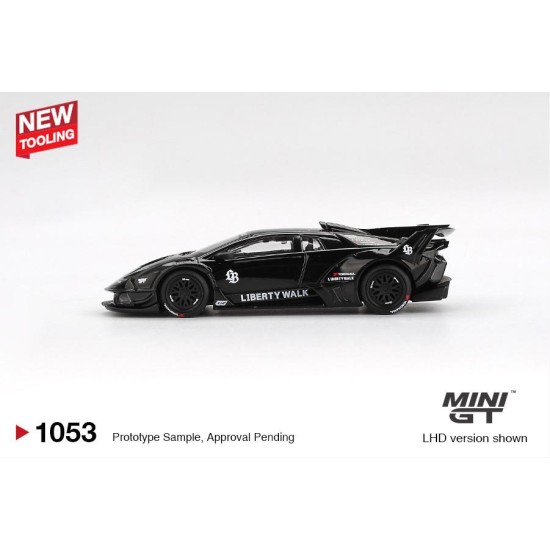 1/64 LAMBORGHINI LB-SILHOUETTE WORKS MURCIELAGO GT EVO BLACK (LHD) (NEW TOOLING)