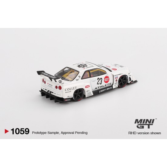 1/64 NISSAN LB-ER34 SUPER SILHOUETTE ATHLETE/COLLET (RHD)