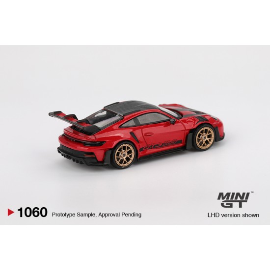 1/64 PORSCHE 911 (992) GT3 RS WEISSACH PACKAGE GUARDS RED (LHD) BLISTER PACKAGING