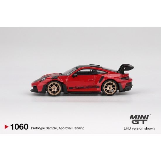 1/64 PORSCHE 911 (992) GT3 RS WEISSACH PACKAGE GUARDS RED (LHD) BLISTER PACKAGING