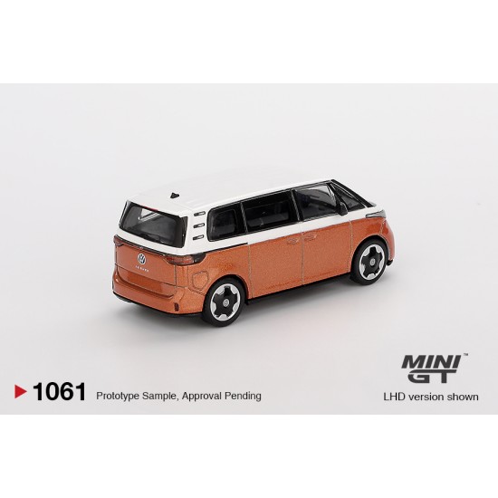 1/64 VOLKSWAGEN ID.BUZZ CANDY WHITE/ENERGETIC ORANGE (RHD)