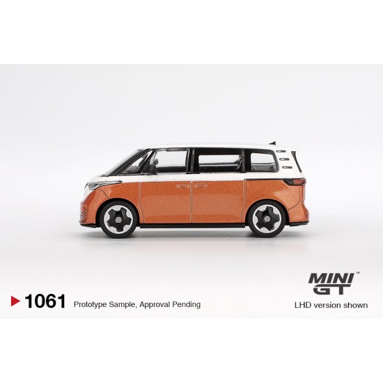 1/64 VOLKSWAGEN ID.BUZZ CANDY WHITE/ENERGETIC ORANGE (RHD)