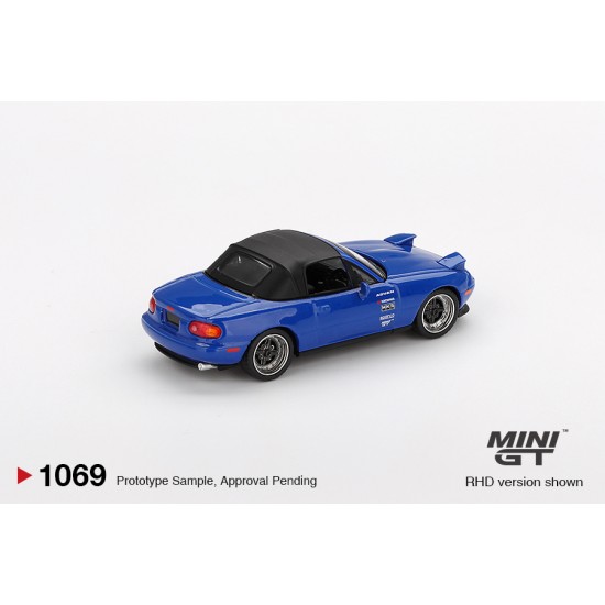 1/64 MAZDA MIATA MX-5 (NA) TUNED VERSION DARK BLUE (LHD) BLISTER PACKAGING