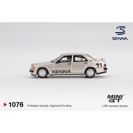 1/64 MERCEDES-BENZ 190 E 2.3-16 NO.11 AYRTON SENNA 1984 NURBURGRING RACE OF CHAMPIONS WITH FIGURE (LHD)
