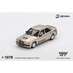 1/64 MERCEDES-BENZ 190 E 2.3-16 NO.11 AYRTON SENNA 1984 NURBURGRING RACE OF CHAMPIONS WITH FIGURE (LHD)