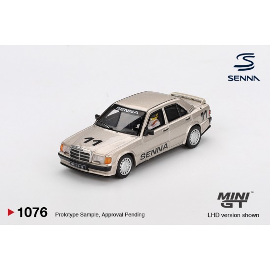 1/64 MERCEDES-BENZ 190 E 2.3-16 NO.11 AYRTON SENNA 1984 NURBURGRING RACE OF CHAMPIONS WITH FIGURE (LHD)
