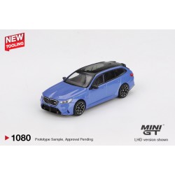 1/64 BMW M5 TOURING (G99) MARINA BAY BLUE METALLIC (LHD) BLISTER PACKAGING