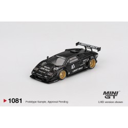 1/64 LAMBORGHINI COUNTACH LB-WORKS BLACK (LHD)