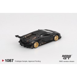 1/64 LB WORKS LAMBORGHINI AVENTADOR LIMITED EDITION MATTE BLACK (LHD)