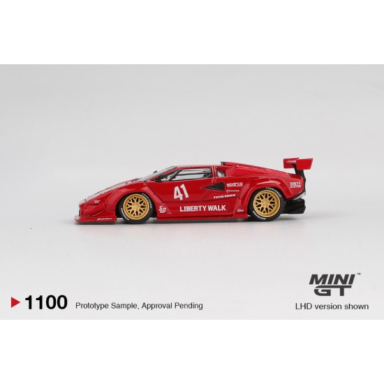 1/64 LAMBORGHINI COUNTACH LB-WORKS RED (LHD)