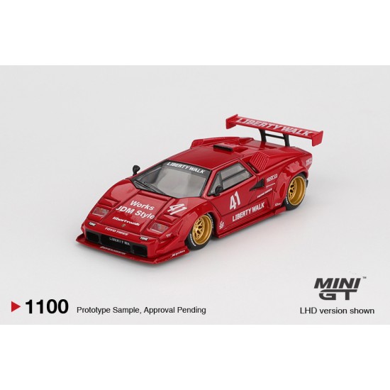 1/64 LAMBORGHINI COUNTACH LB-WORKS RED (LHD)