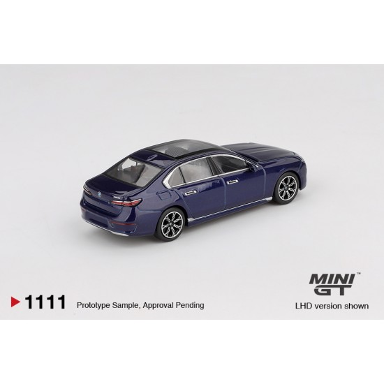 1/64 BMW I7 XDRIVE60 TANZANITE BLUE METALLIC (RHD)