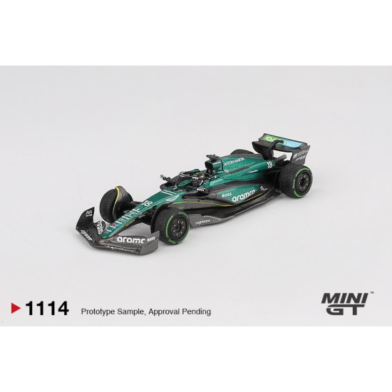 1/64 ASTON MARTIN AMR24 NO.18 LANCE STROLL 2024 F1 2024 CANADIAN GP BLISTER PACKAGING