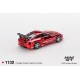 1/64 TOYOTA SUPRE (A80) TOP SECRET GT-300 TOP SECRET RED CHROME (LHD) (BLISTER PACKAGING)