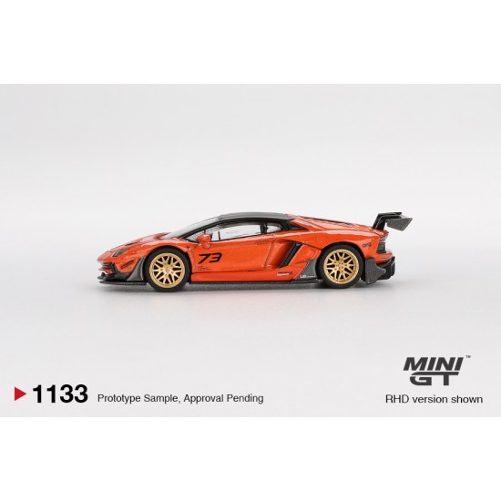 1/64 LB WORKS LAMBORGHINI AVENTADOR LIMITED EDITION ORANGE MDX 2025 (RHD)